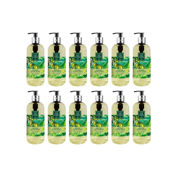 Eyüp Sabri Tuncer Doğal Zeytinyağlı Sıvı Sabun Ayvalık Zeytin Çiçeği 500 ml x 12 Adet ürün görseli 1