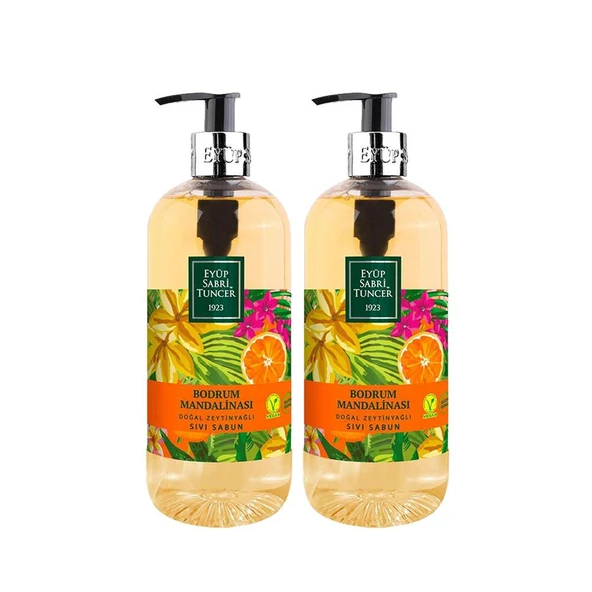 EST Bodrum Mandalinası Doğal Zeytinyağlı Sıvı Sabun 500ML x 2 ürün görseli 1