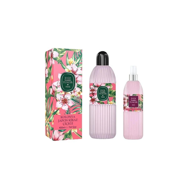 Eyüp Sabri Tuncer Japon Kiraz Çiçeği Kolonyası Pet Şişe 400 ML ve 150 ML ürün görseli 1