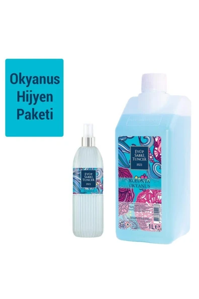 Eyüp Sabri Tuncer Okyanus Kolonyası 1 Litre Kilit Kapak ve 150 ML ürün görseli 1
