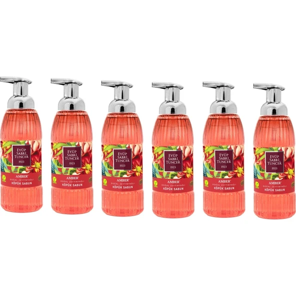Eyüp Sabri Tuncer Amber Köpük Sabun 500 ML x 6 ürün görseli 1