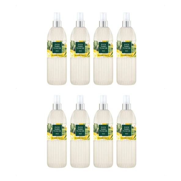 Eyüp Sabri Tuncer Klasik Limon 150 ml Sprey Kolonya x 8 ürün görseli 1