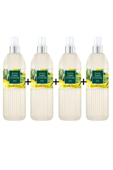 Eyüp Sabri Tuncer Klasik Limon 150 ml Sprey Kolonya X 4 Adet ürün görseli 1