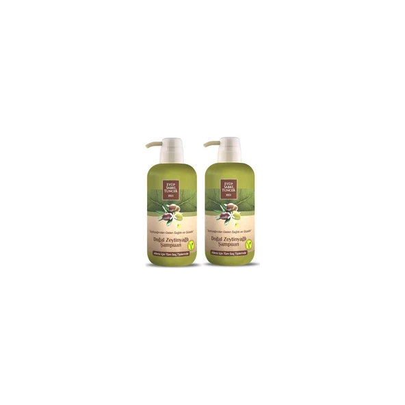 Eyüp Sabri Tuncer Doğal Zeytinyağlı Şampuan 600 ml Pet Şişe x 2 ürün görseli 1