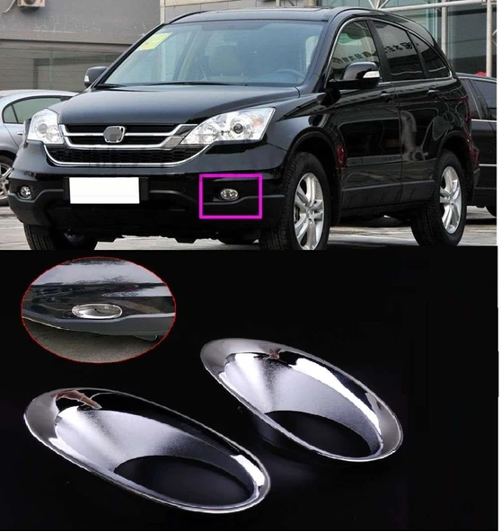 Honda Cr-V Uyumlu 2010 2012 Sis Lambası Kaplama Krom ürün görseli 1