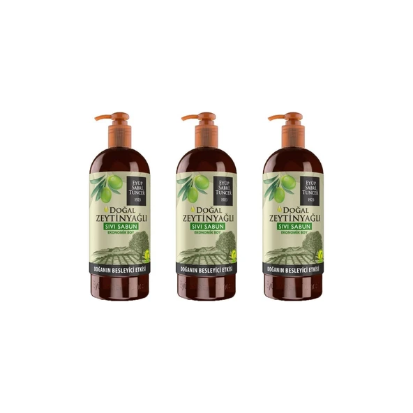 Eyüp Sabri Tuncer Zeytinyağlı Sıvı Sabun 750 ML x 3 ürün görseli 1