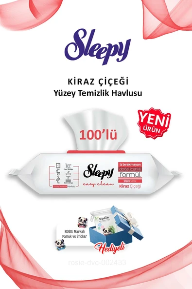 Kiraz Çiçeği Sleepy Easy Clean 100'lü ve Rosie ürün görseli 1