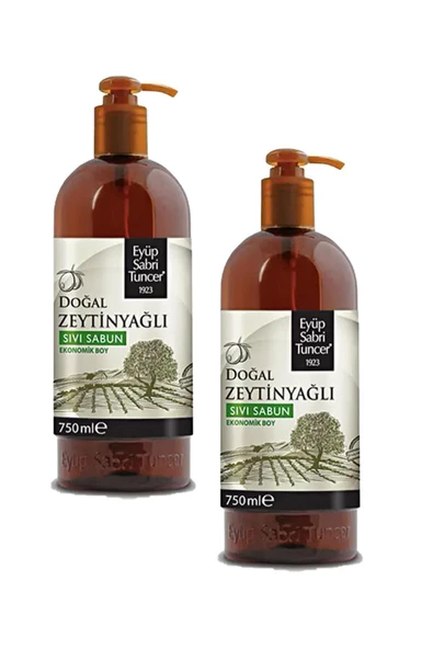 Eyüp Sabri Tuncer Zeytinyağlı Sıvı Sabun 750 ML x 2 ürün görseli 1