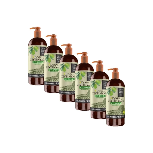Eyüp Sabri Tuncer Zeytinyağlı Sıvı Sabun 750 ML x 6 ürün görseli 1