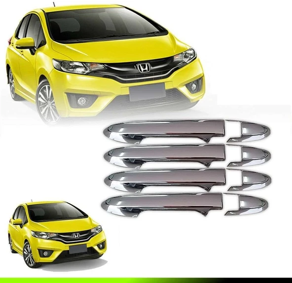 Honda Jazz Uyumlu 2014 Sonrası Kapı Kolu ABS (Plastik) Krom ürün görseli 1