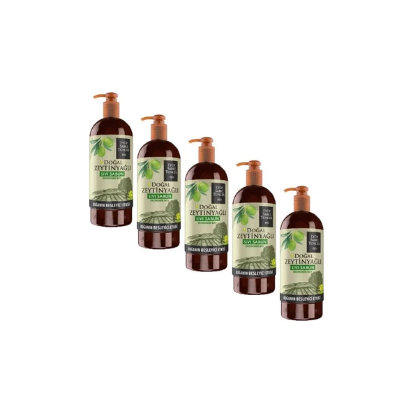 Eyüp Sabri Tuncer Zeytinyağlı Sıvı Sabun 750 ML  x 5 ürün görseli 1