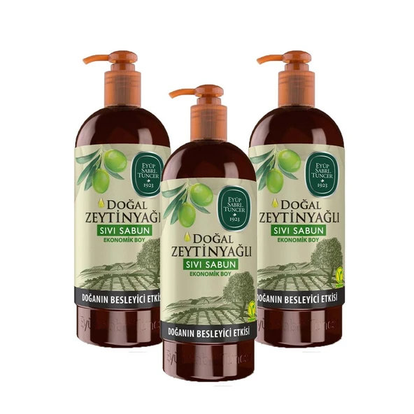 Eyüp Sabri Tuncer Sıvı Sabun Zeytinyağlı 750 ML x 3 ürün görseli 1