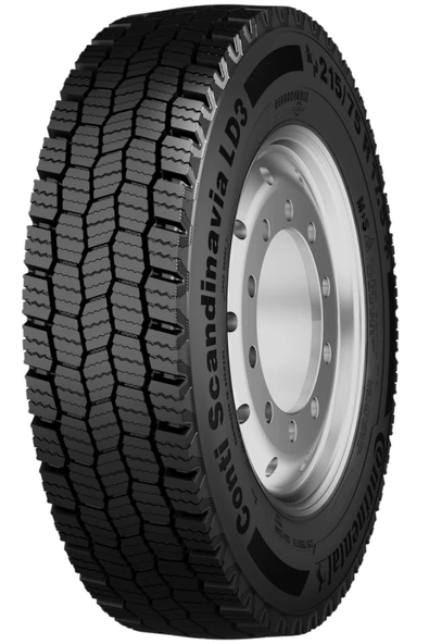 Continental 215/75 R17.5 126/124M TL Conti Scandinavia LD3 EU LRF 12PR 2024 Üretim Kış Lastiği ürün görseli 1