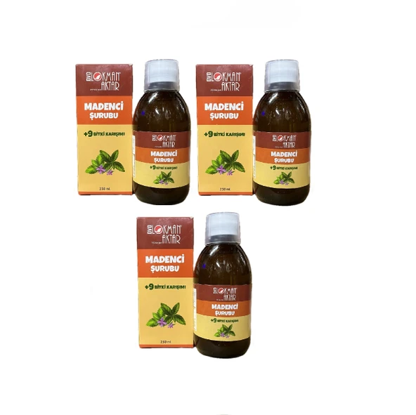 Madenci Şurubu 230 ml, Lokman Aktar 3Adet ürün görseli 1