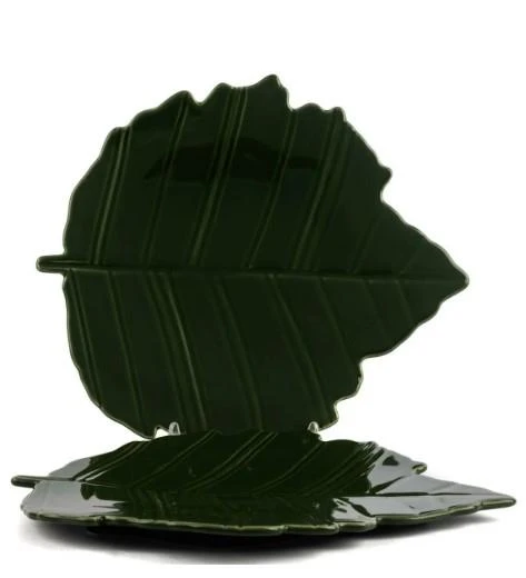 Mikasa Moor Leaf Yeşil 2'li Tabak 28x25cm P374.101296 ürün görseli 1