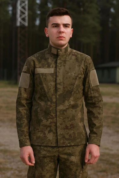 Sword Yeni TSK Eğitim Kışlık Askeri Gömlek-Kamuflaj Single ürün görseli 1