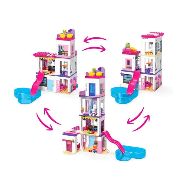 Mega Barbie Mega Color Reveal Rüya Evi Hhm1 ürün görseli 1