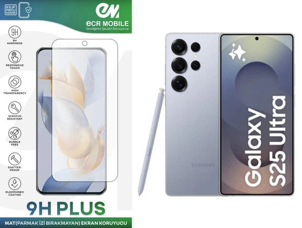 Samsung Galaxy S25 Ultra Ekran Koruyucu MAT Parmak İzi Bırakmayan Uyumlu Esnek Nano Kırılmayan ürün görseli 1