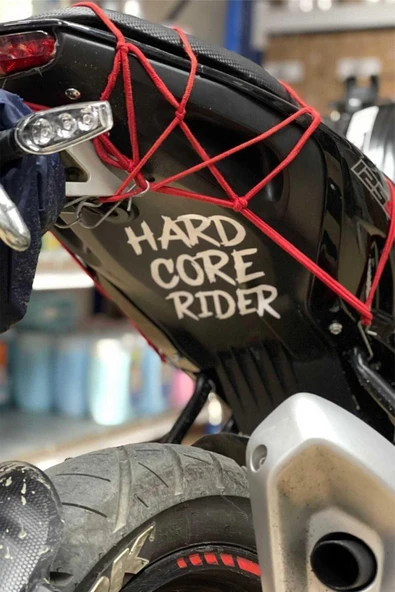 Hard Core Rider Motosiklet Sticker 17 X 13CM ürün görseli 1