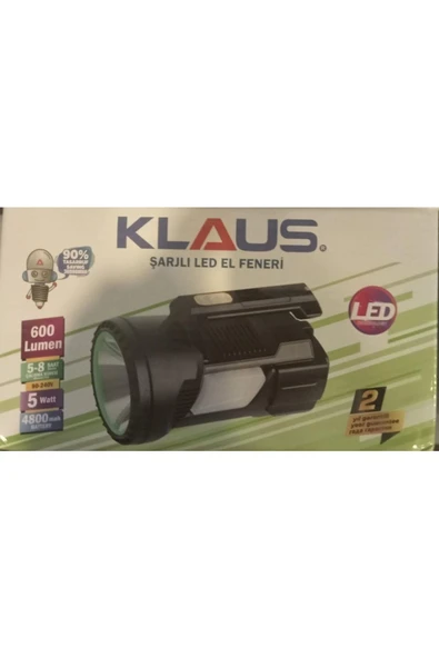 Klaus Sarjlı Led El Feneri 5w 4800mah Ke47715 ürün görseli 1