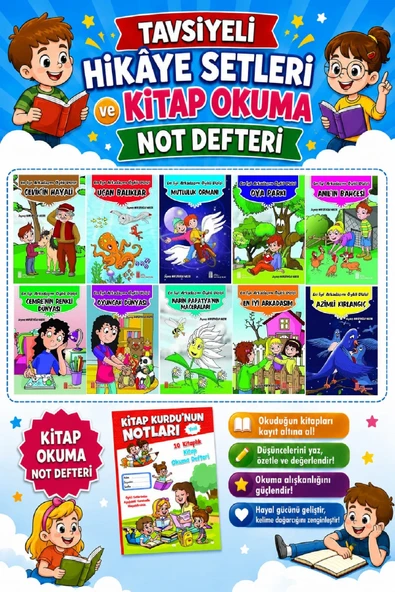 Ata 2.Sınıflar İçin En İyi Arkadaşım Öykü Dizisi + Kitap Okuma Not Defteri ürün görseli 1
