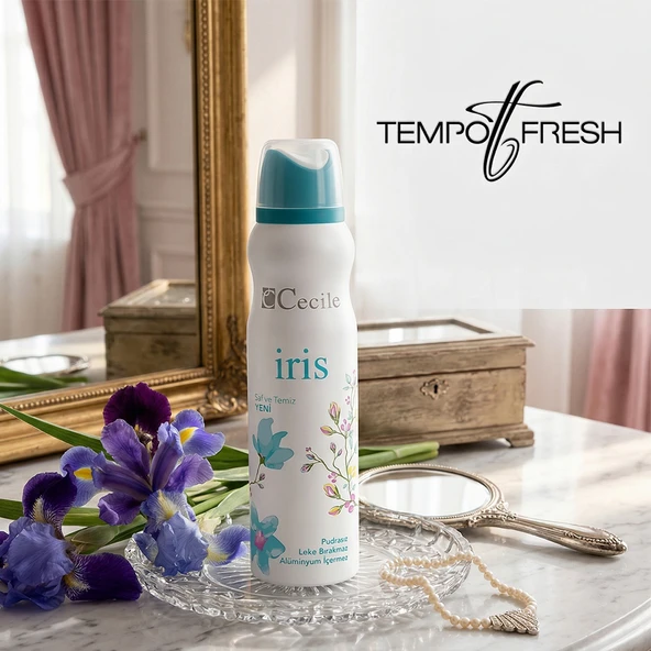 Cecile Iris 150 ml Kadın Deodorant Sprey - Resim 2