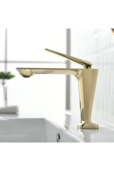 Banyo Lavabo Bataryası Gold Tasarım Yeni 2 Yıl Garantili İthal ürün görseli 1