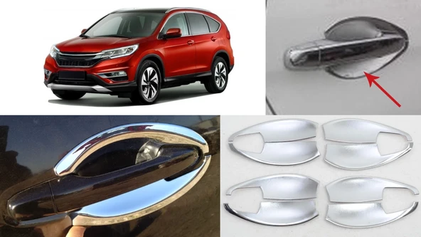 Honda Cr-V Uyumlu 2013 2017 Dış Kapı Kolu İç Kaplama ABS(Plastik) Krom ürün görseli 1