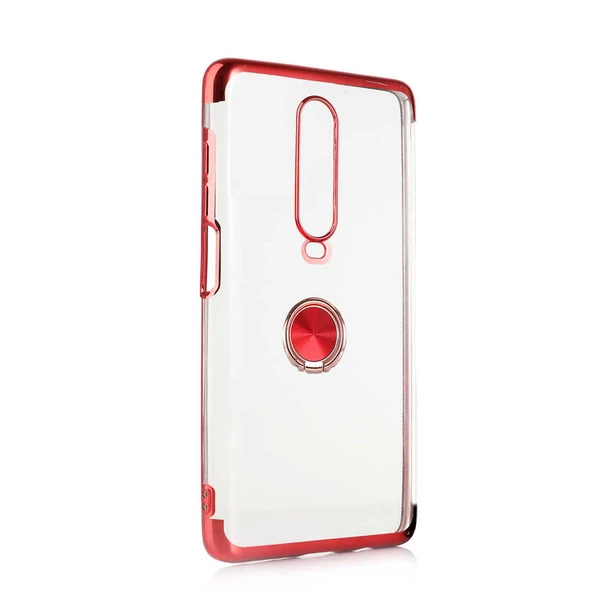 Xiaomi Redmi K30 Kılıf Zore Gess Kenarları Renkli Yüzük Aparatlı ürün görseli 1