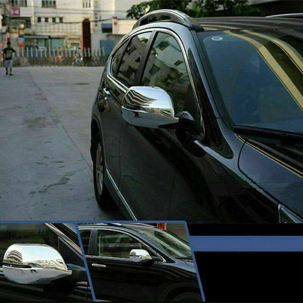 Honda Cr-V Uyumlu 2013 Sonrası Ayna Kapağı ABS (Plastik) Krom ürün görseli 1