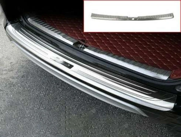 Honda Cr-V Uyumlu 2013 Sonrası Arka Tampon Eşiği Krom ürün görseli 1
