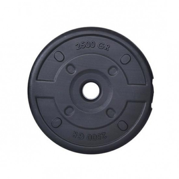 2.5 Kg Dambıl Ağırlık Plakası Siyah Renkli ürün görseli 1