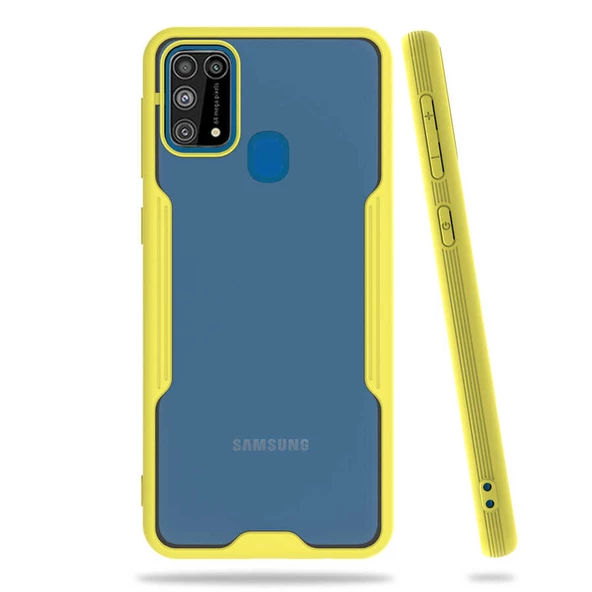 Galaxy M31 Kılıf Zore Parfe Kenarları Pastel Renk Silikon Kılıf ürün görseli 1