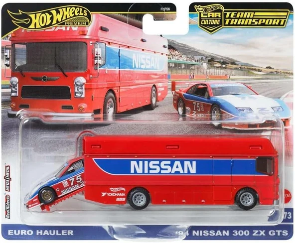 Hot Wheels Euro Hauler Nissan 300 ZX GTS Model Araba ürün görseli 1