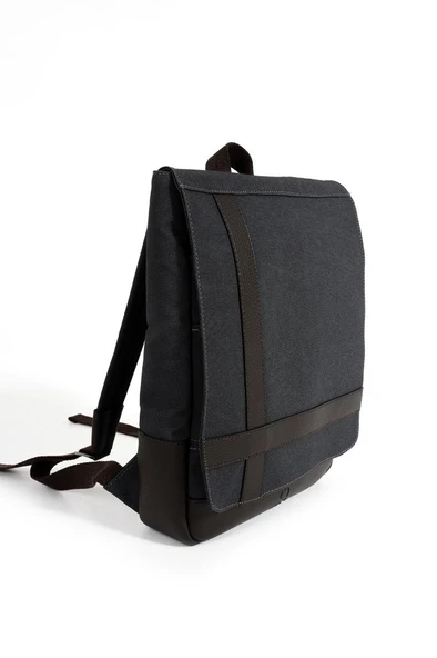 Erkek Sırt Çantası 35*22 Cm Kanvas Kumaş Laptop Bölmeli Business Sırt Çantası Okul Çantası Mega Bag ürün görseli 1