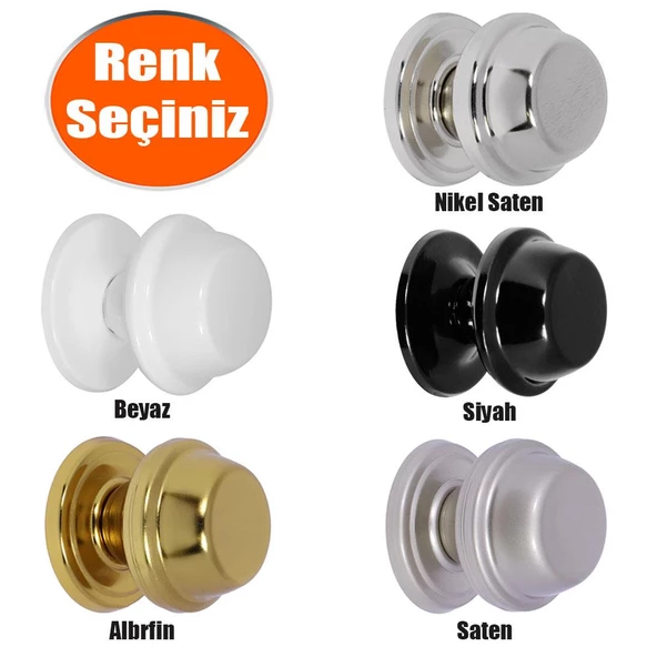Efe Kapı Tokmağı Topuzu Kapı Babası Kolu Metal Tokmak ürün görseli 1