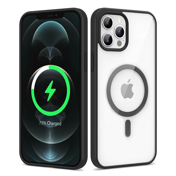 iPhone 12 Pro Kılıf Magsafe Wireless Şarj Özellikli Silikon Ege Kapak kılıf ürün görseli 1