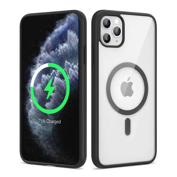 iPhone 11 Pro Kılıf Magsafe Wireless Şarj Özellikli Silikon Ege Kapak ürün görseli 1