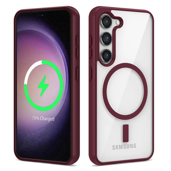 Samsung Galaxy S22 Plus Kılıf Magsafe Wireless Şarj Özellikli Silikon Ege Kapak ürün görseli 1