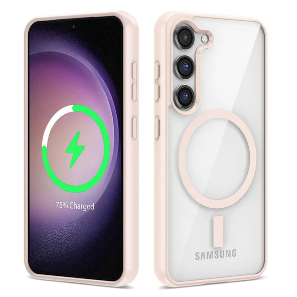 Samsung Galaxy S23 Kılıf Magsafe Wireless Şarj Özellikli Silikon Ege Kapak ürün görseli 1