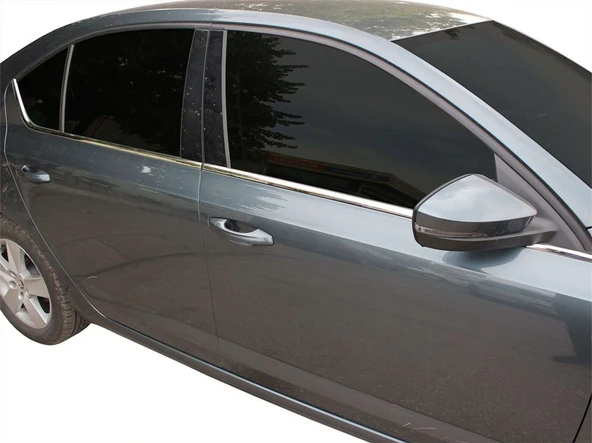 Skoda Octavia A7 Cam Çıtası 6  Prç Krom 2013 ve Sonrası ürün görseli 1