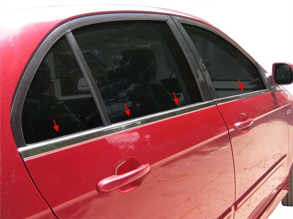 Tata Vista/Indica 2 Cam Çıtası 4 Prç Krom 2008 ve Sonrası ürün görseli 1