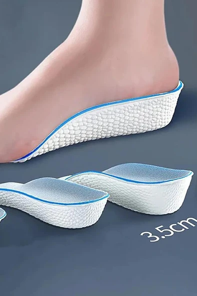 3.5 cm Kadın Gizli Topuk Yükseltici Boy Uzatıcı Ortopedik Tabanlık Köpük Ayakkabı Tabanlığı ürün görseli 1