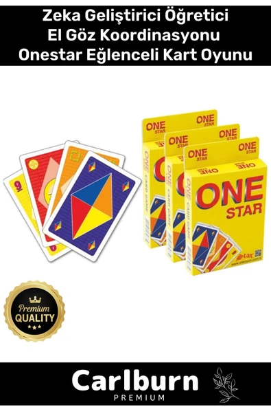 Premium Eğitici Zeka Geliştirici Öğretici Eğlence Aile 108 Kart Onestar Eğlenceli Kart Oyunu ürün görseli 1