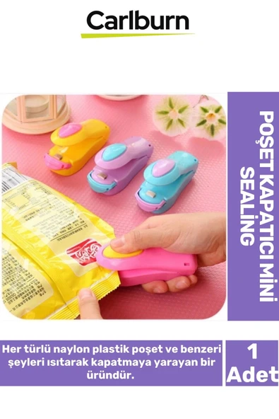 Özel Üretim Yiyecek Sebze Tazeliği Koruma Sağlayan Zararsız Pili Poşet Kapatıcı Mini Sealing ürün görseli 1