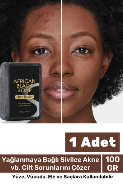 100% Doğal Güzel Kokulu El Yüz Saç Vücut Cilt Onaran Kolajen Etkili Afrika Bitkisel Sabun 1 Adet ürün görseli 1