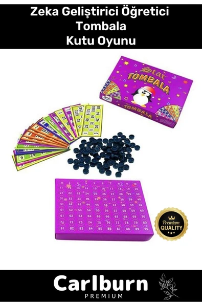 Premium Eğitici Zeka Geliştirici Öğretici Eğlence Aile Parti Yılbaşı Etkinlik Tombala Oyunu ürün görseli 1