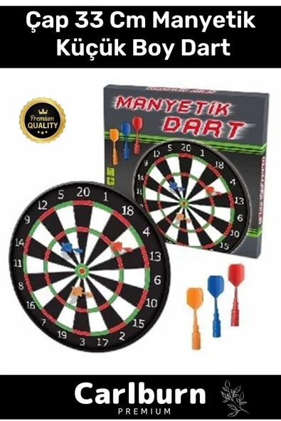 Premium Eğitici Zeka Geliştirici Öğretici Eğlence Aile Manyetik Dart Küçük Boy Çap 33 Cm ürün görseli 1