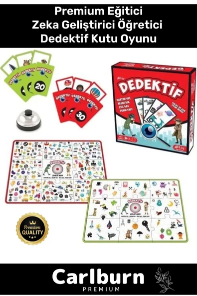 Premium Eğitici Zeka Geliştirici Öğretici Eğlence Aile Etkinlik Dedektif Kutu Oyunu ürün görseli 1