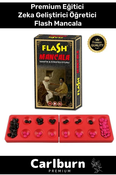Premium Eğitici Zeka Geliştirici Öğretici Eğlence Aile Etkinlik Plastik Flash Mangala Kutu Oyunu ürün görseli 1